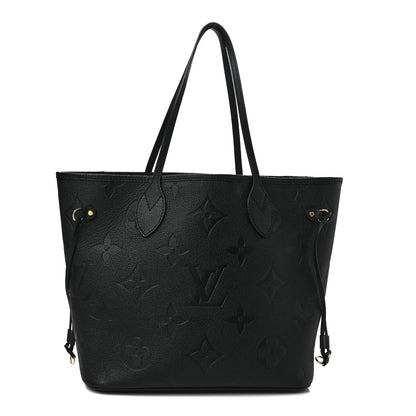 Louis Vuitton Empreinte Monogram Giant Neverfull MM Black 1 of 9