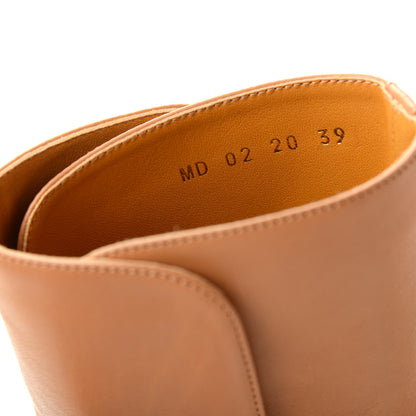 Christian Dior Soft Calfskin Empreinte Ankle Boot 39 Ochre Brown 10 of 11