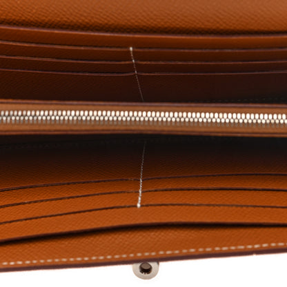 Hermes Epsom Kelly Longue Wallet Gold 5 of 7
