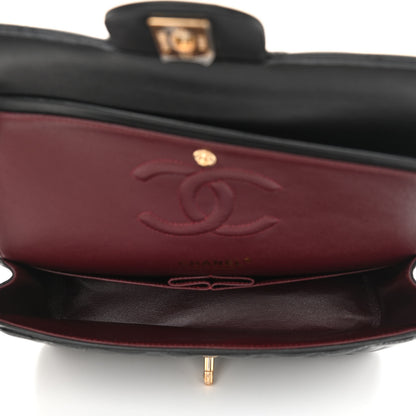 Chanel Lambskin Quilted Medium Double Flap Black 5 of 12