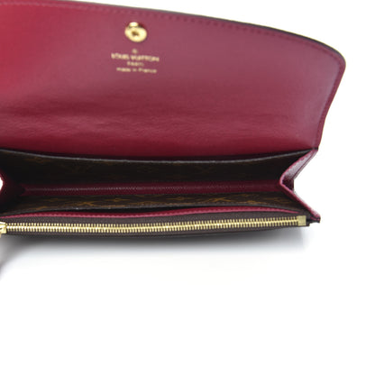 Louis Vuitton Monogram Emilie Wallet Fuchsia 5 of 8