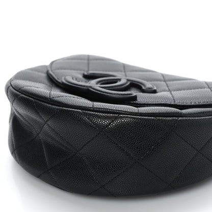 Chanel Caviar Quilted Small Messenger Flap Black 9 of 9