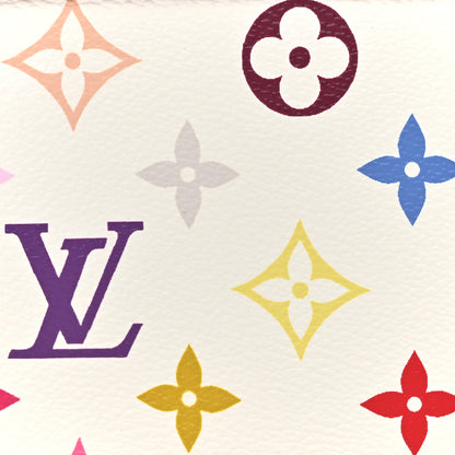 Louis Vuitton Monogram Multicolor Pochette Accessories White 8 of 15