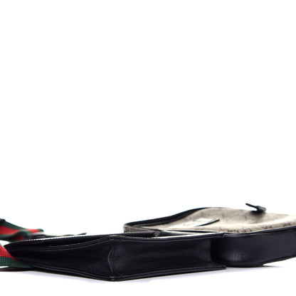 Gucci GG Supreme Monogram Web Belt Bag Black 9 of 10