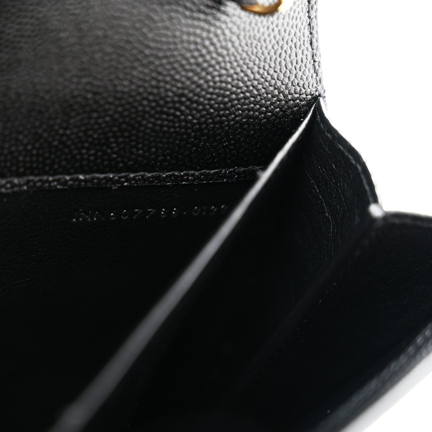 Saint Laurent Grain De Poudre Uptown Chain Wallet Black 7 of 12