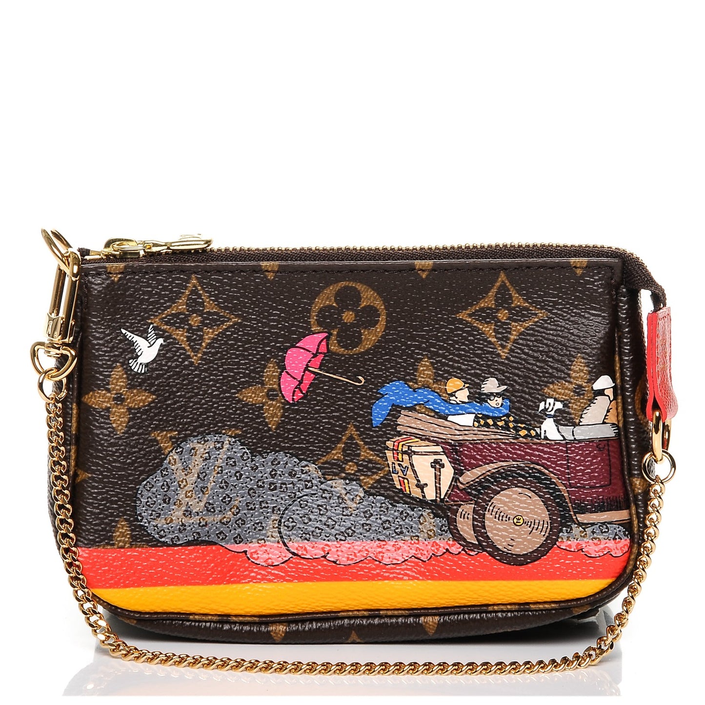 Monogram 2015 Christmas Animation Mini Pochette Accessories