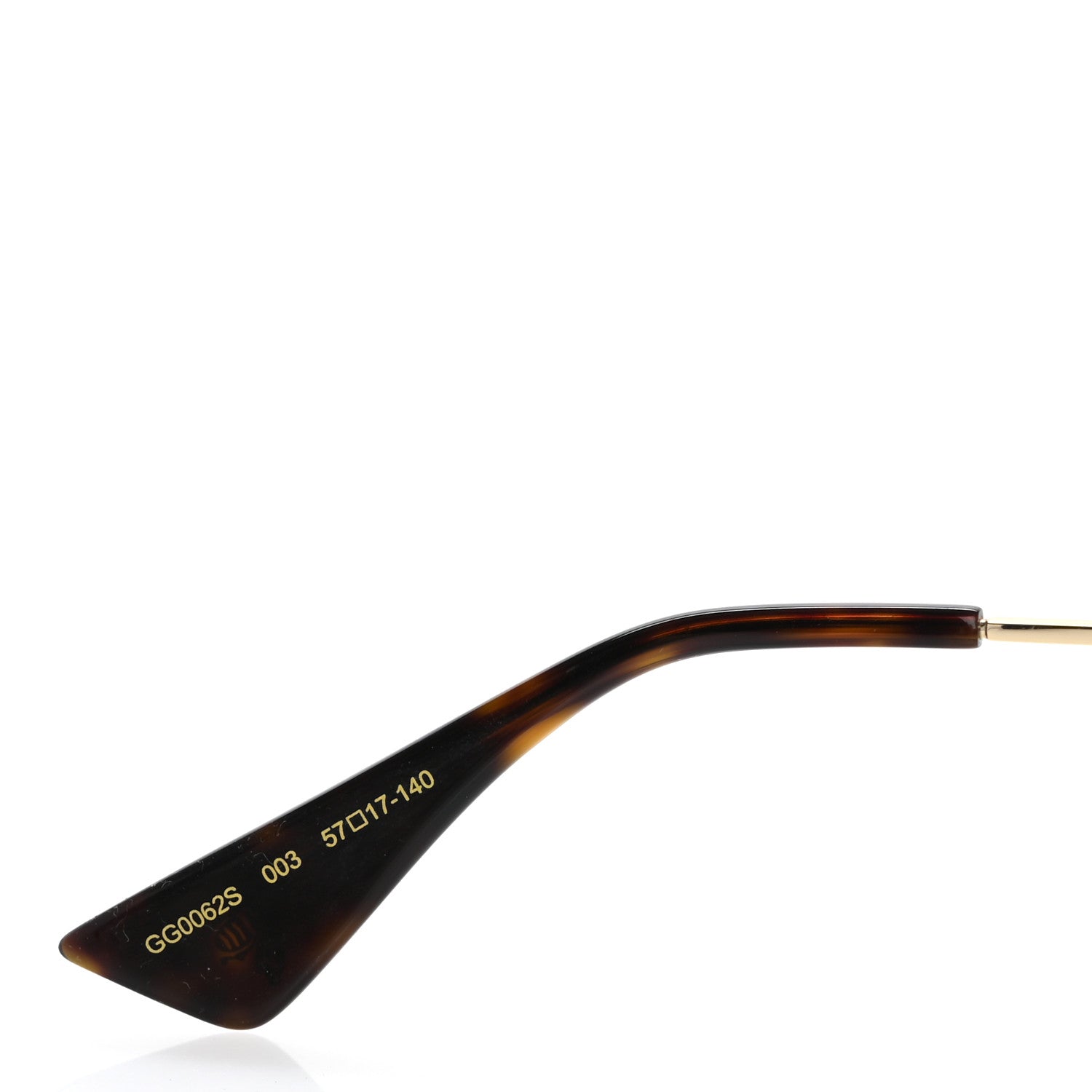 Gucci Web Aviator Sunglasses GG0062S Green Red 6 of 8