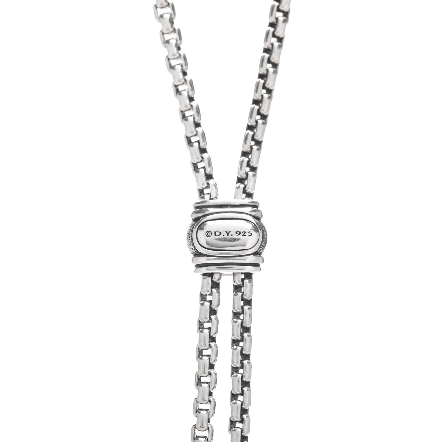 Sterling Silver Diamond Renaissance Tassel Necklace