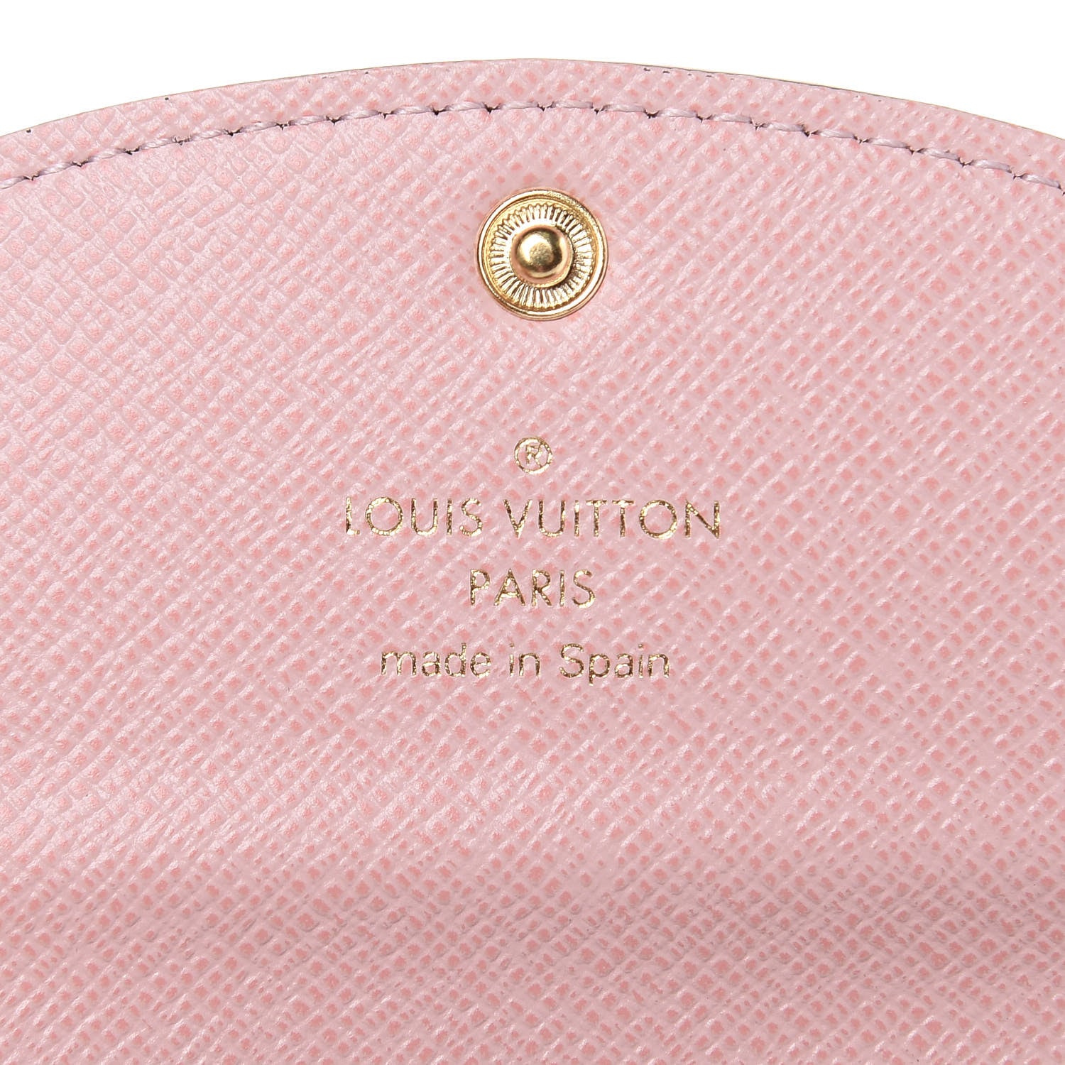 Louis Vuitton Damier Ebene Rosalie Coin Purse Rose Ballerine 7 of 9