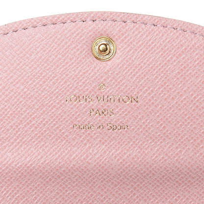 Louis Vuitton Damier Ebene Rosalie Coin Purse Rose Ballerine 7 of 9