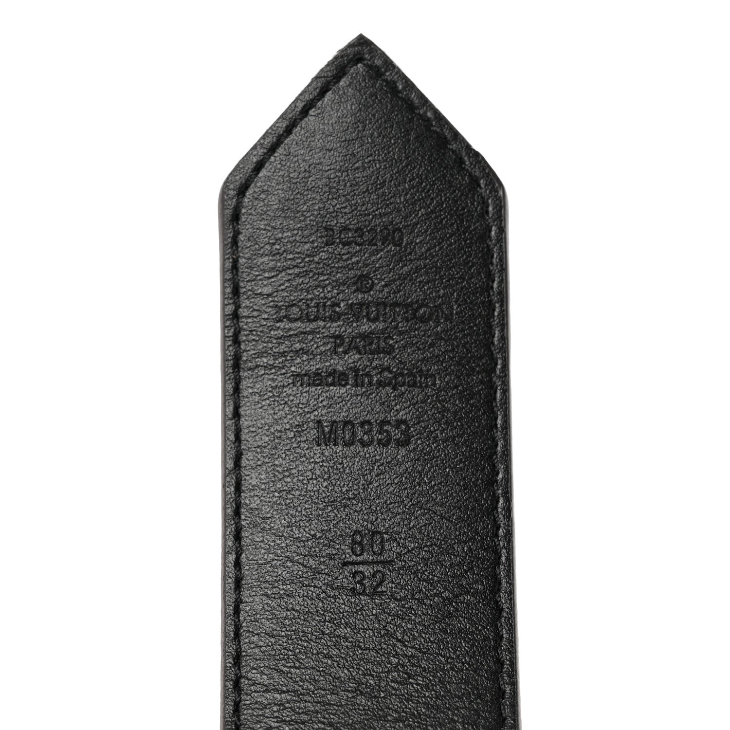 Louis Vuitton Monogram Calfskin 35mm LV Circle Reversible Belt 80 32 Black 5 of 5