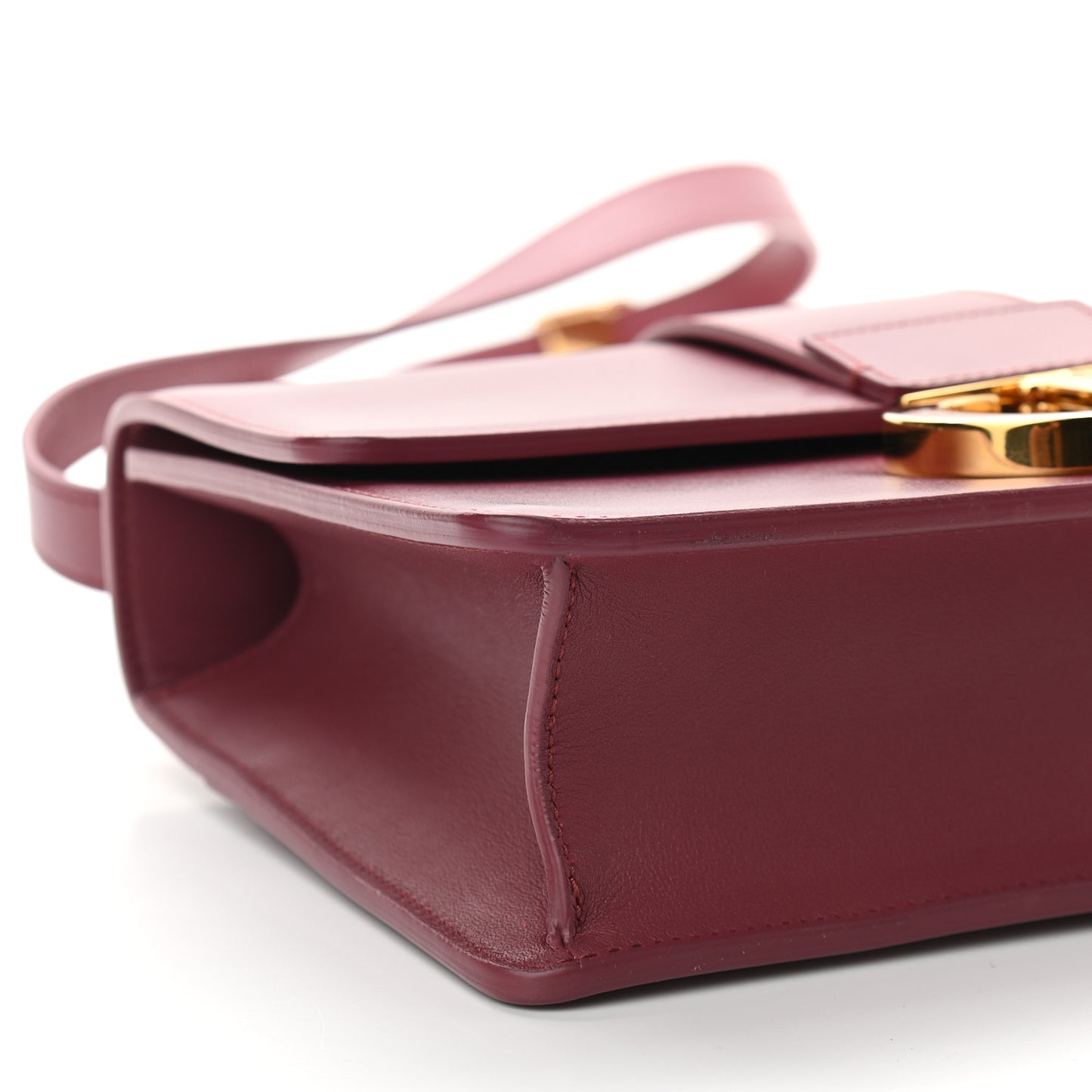 Smooth Calfskin 30 Montaigne Flap Bag Fuchsia