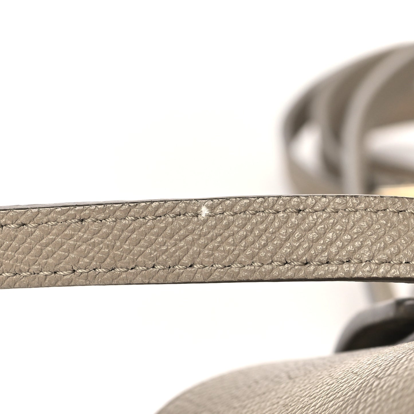 Grained Calfskin Nano Belt Bag Light Taupe
