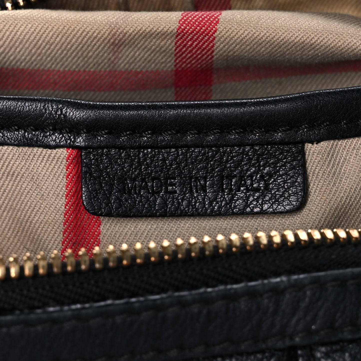 Grained Calfskin Small Alchester Bowling Bag Black