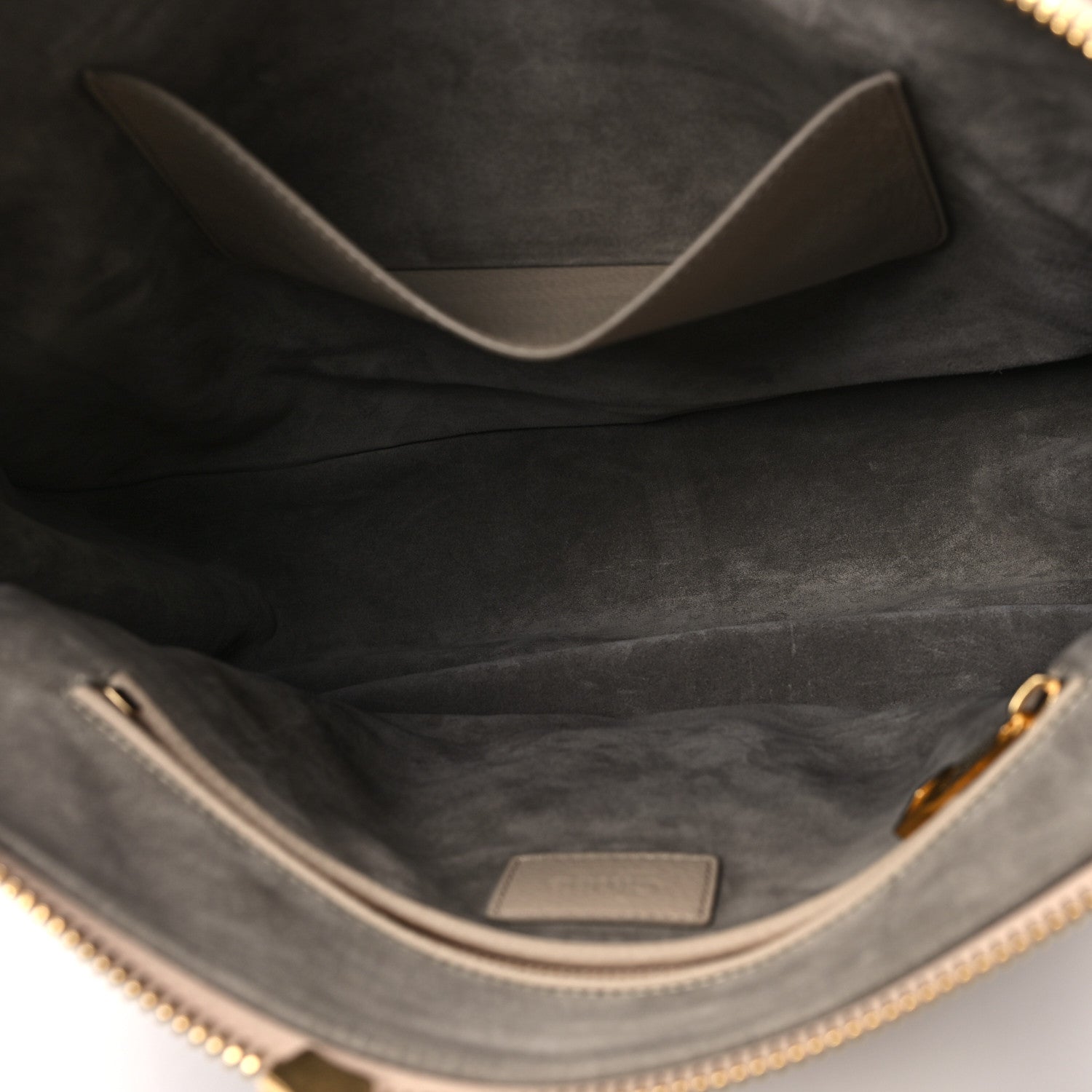 Chloe Calfskin Braided Large Marcie Double Carry Floral Grey 5 of 11