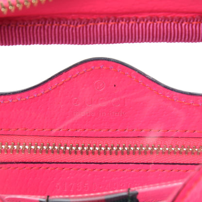 Gucci Vinyl Web Mini Ophidia Transparent Shoulder Bag Fluorescent Fuchsia 6 of 9