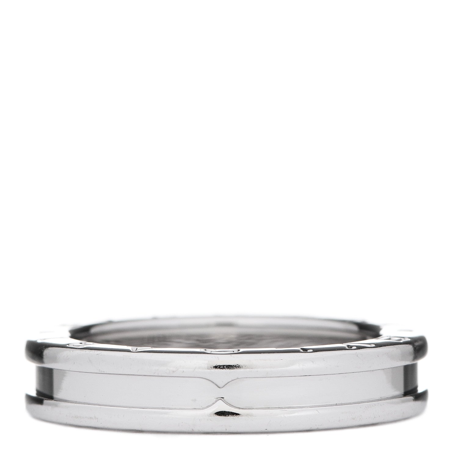 Bulgari 18K White Gold B.Zero1 One-Band Ring 58 8.5 3 of 5