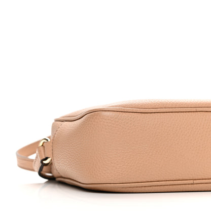 Gucci Pebbled Calfskin Small Soho Disco Bag Camelia 9 of 11