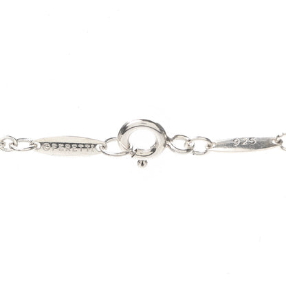 Tiffany Sterling Silver Pearl 9-9.5mm Elsa Peretti Open Heart Lariat Necklace 4 of 5