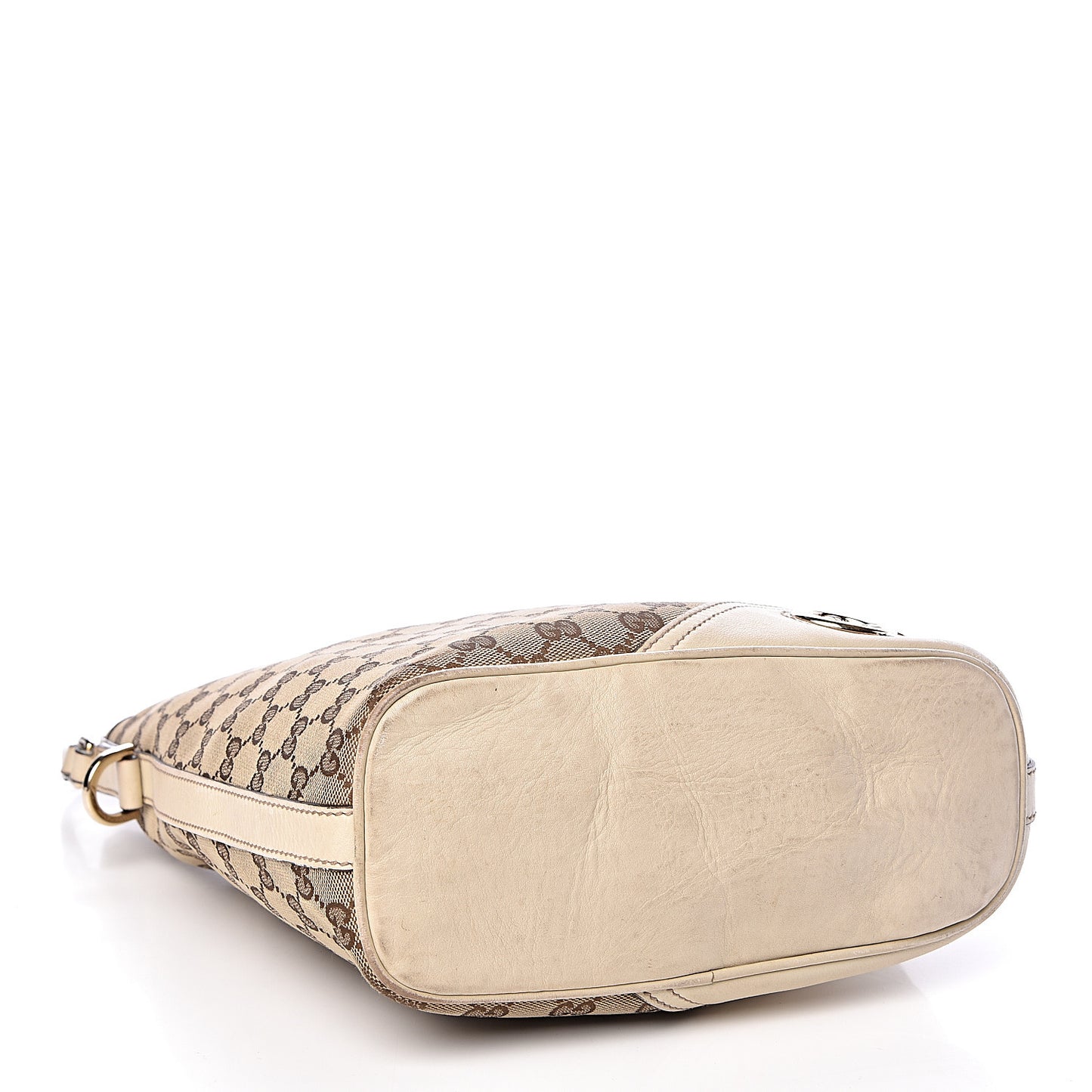 Monogram Medium New Britt Hobo Off White