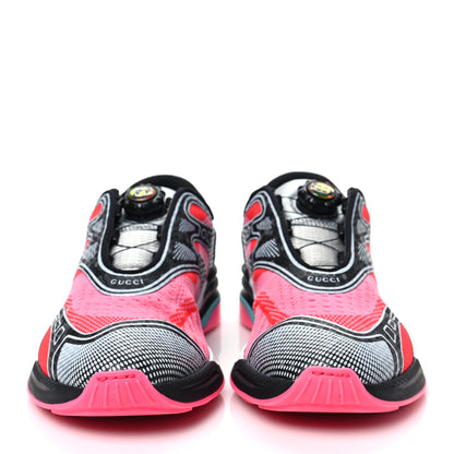 Gucci Fabric Womens Ultrapace R Mid Top Sneakers 39.5 Pink Bright Red 2 of 9