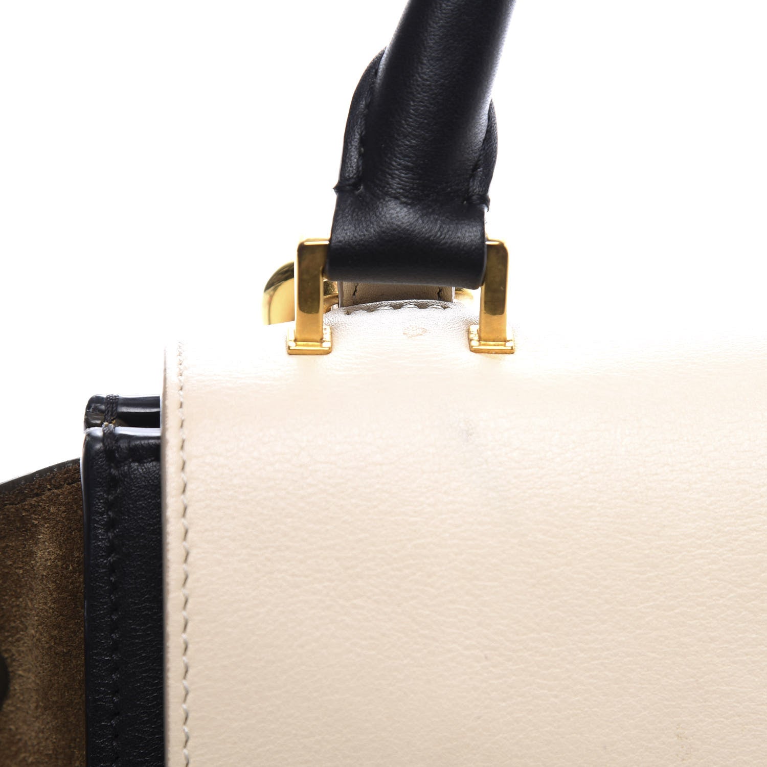Celine Smooth Calfskin Suede Small Tri-Color Trapeze 11 of 13