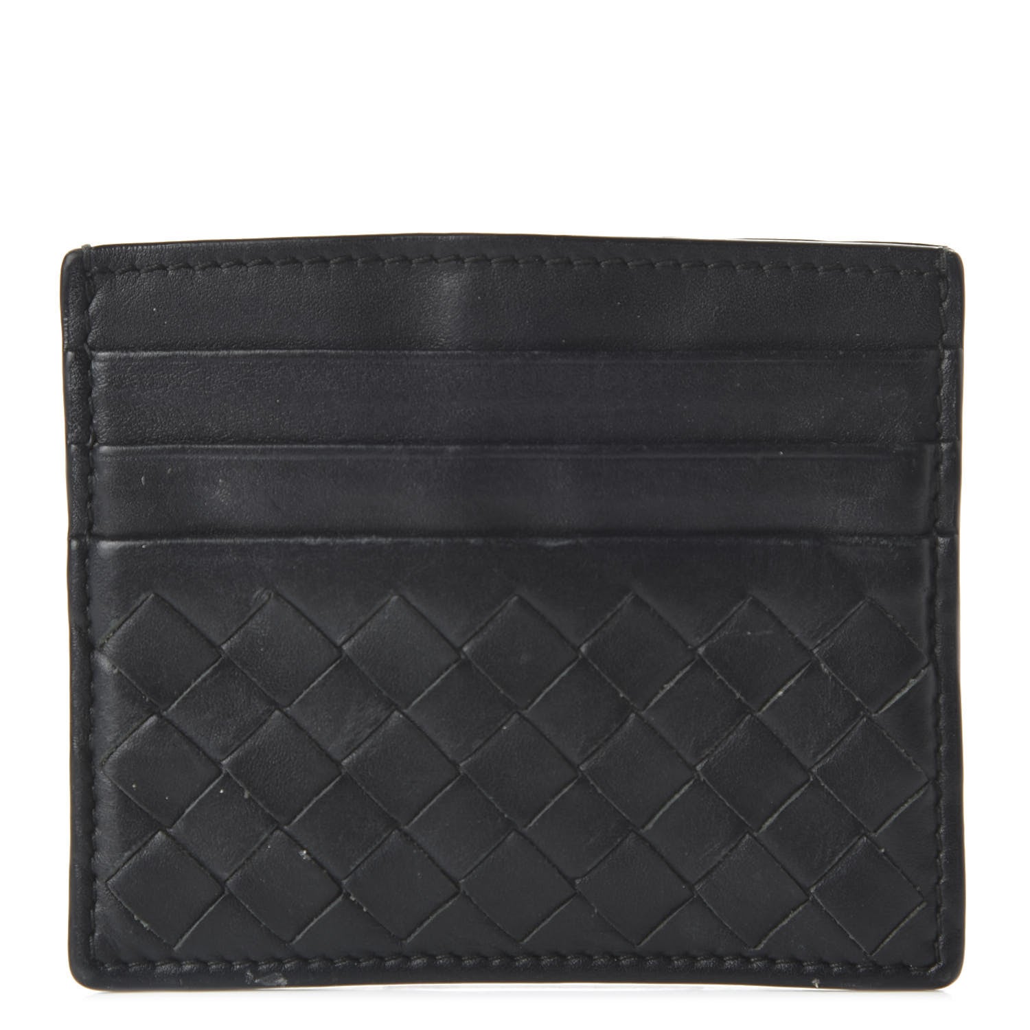 Bottega Veneta Nappa Intrecciato Card Holder Black 1 of 9