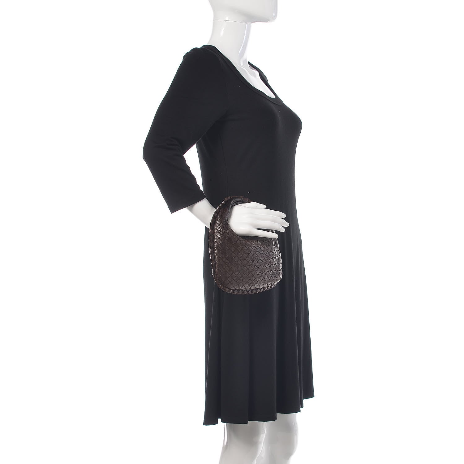 Bottega Veneta Nappa Intrecciato Mini Veneta Hobo Ebano 2 of 10