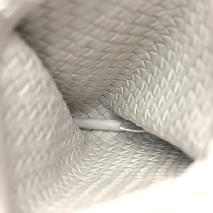 Bottega Veneta Nappa Intrecciato Crisscross Clutch Chalk 5 of 7
