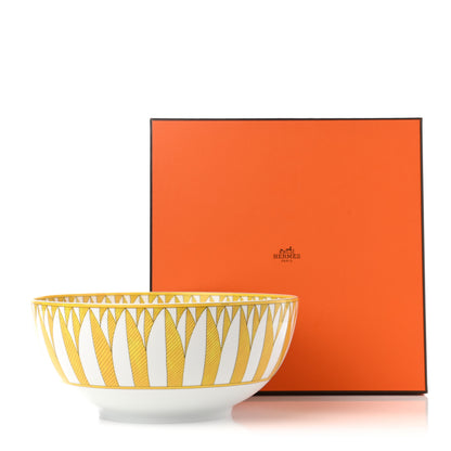 Hermes Porcelain Soleil d'Hermes Large Salad Bowl 7 of 7
