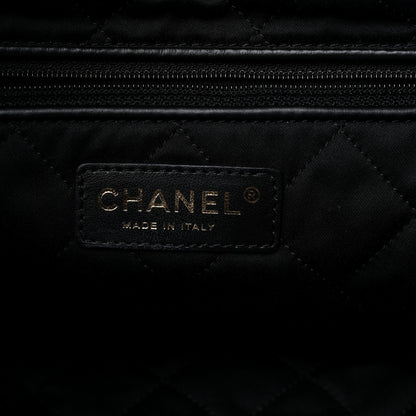 Chanel Shiny Calfskin Quilted Chanel 22 Backpack Black 6 of 10