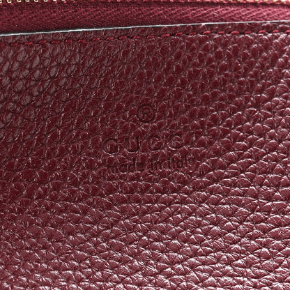 Gucci Grained Calfskin Monogram Large Totissima Reversible Tote Rosso Ancora 11 of 18