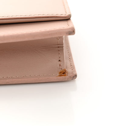 Saint Laurent Smooth Calfskin Classic Monogram Kate Tassel Chain Wallet Pale Pink 19 of 21