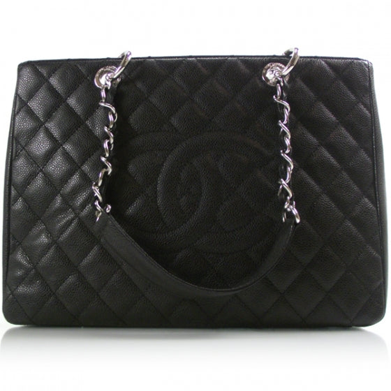 Chanel Caviar Grand Shopping Tote GST Black 1 of 11