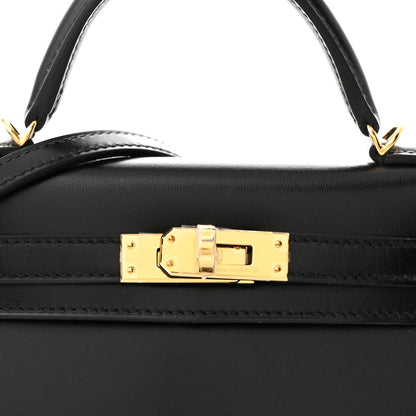 Hermes Box Mini Kelly Sellier 20 Black 7 of 10