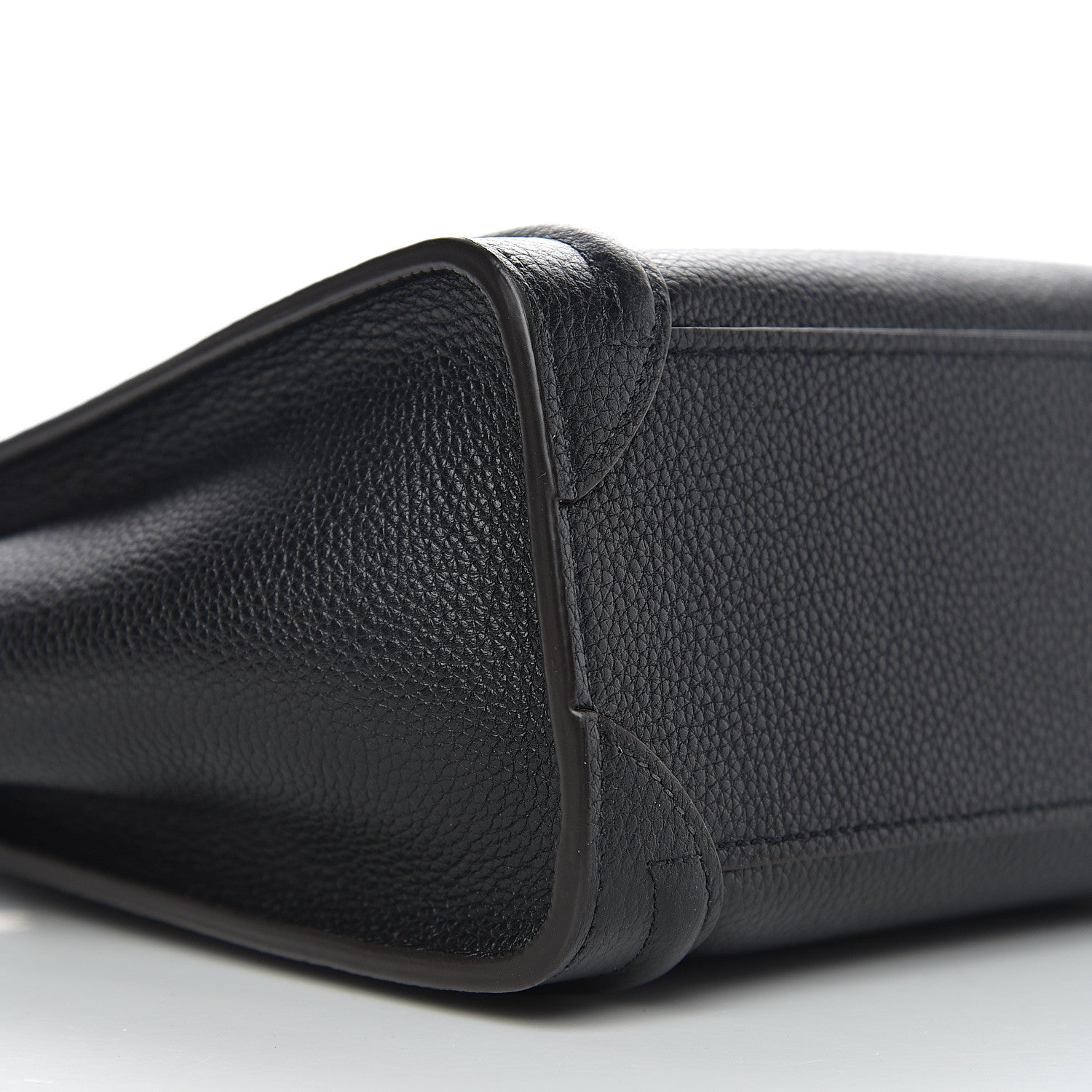 Celine Drummed Calfskin Nano Luggage Black 7 of 8