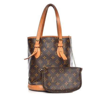 Louis Vuitton Monogram Petit Bucket 23 1 of 23