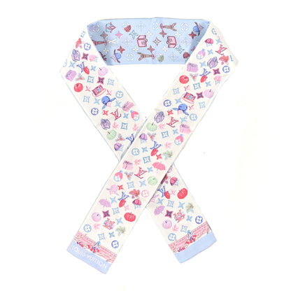 Louis Vuitton Silk Summer Winter Bandeau White 1 of 3