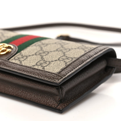 Gucci GG Supreme Monogram Web Ophidia Belt Bag Beige Ebony New Acero 10 of 10