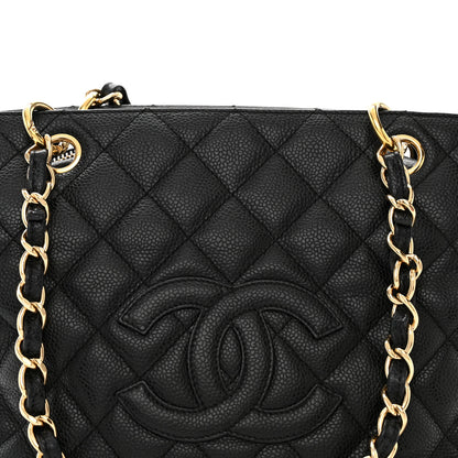 Chanel Caviar Quilted Petit Timeless Tote PTT Black 8 of 12