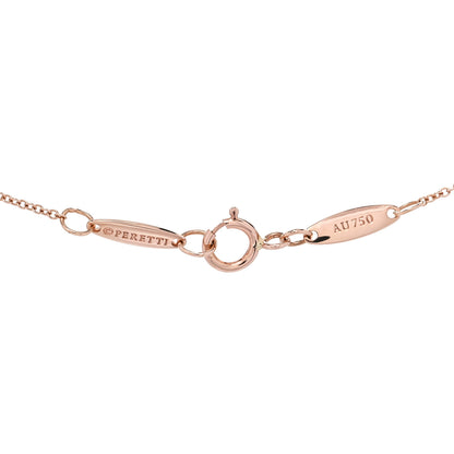 Tiffany 18K Rose Gold 6.5mm Elsa Peretti Bean Pendant Necklace 4 of 5