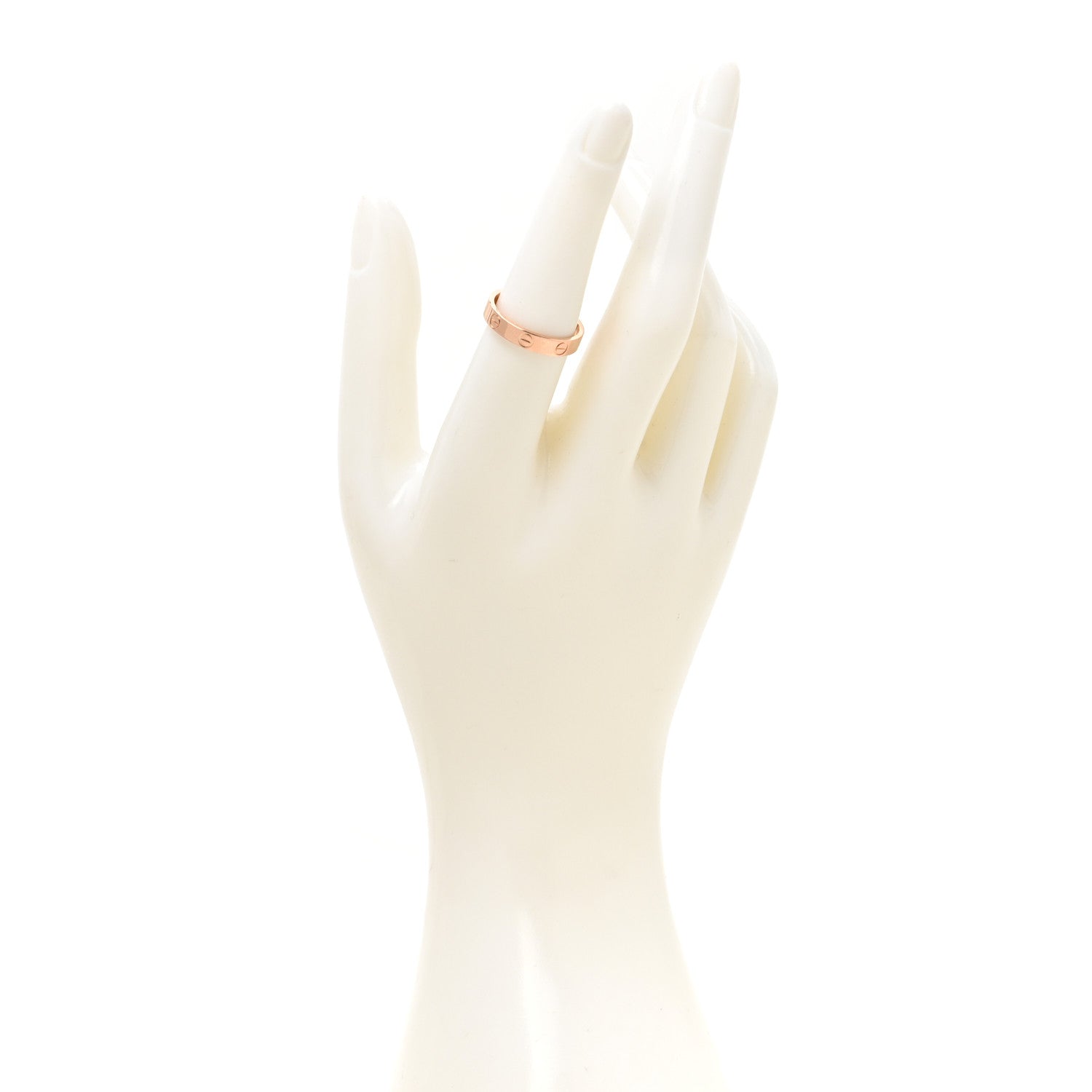 Cartier 18K Pink Gold 3.5mm LOVE Wedding Band Ring 54 7 2 of 5