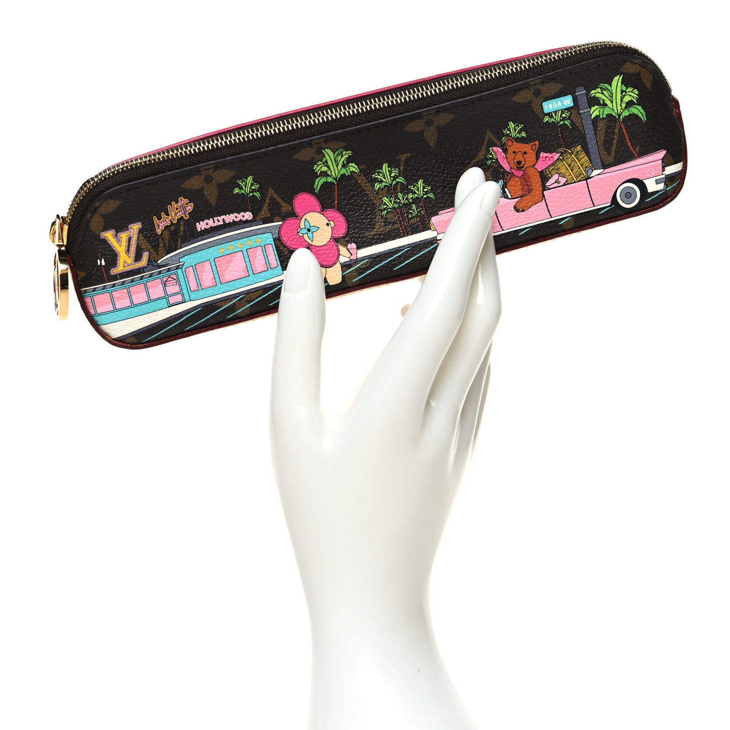 Monogram 2021 Christmas Animation Hollywood Elizabeth Pencil Pouch Coquelicot