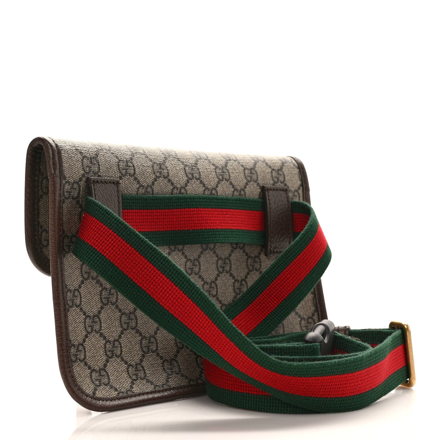 Gucci GG Supreme Monogram Neo Vintage Web Belt Bag Brown 3 of 9