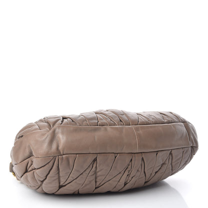 Miu Miu Nappa Matelasse Coffer Hobo Juta 5 of 17