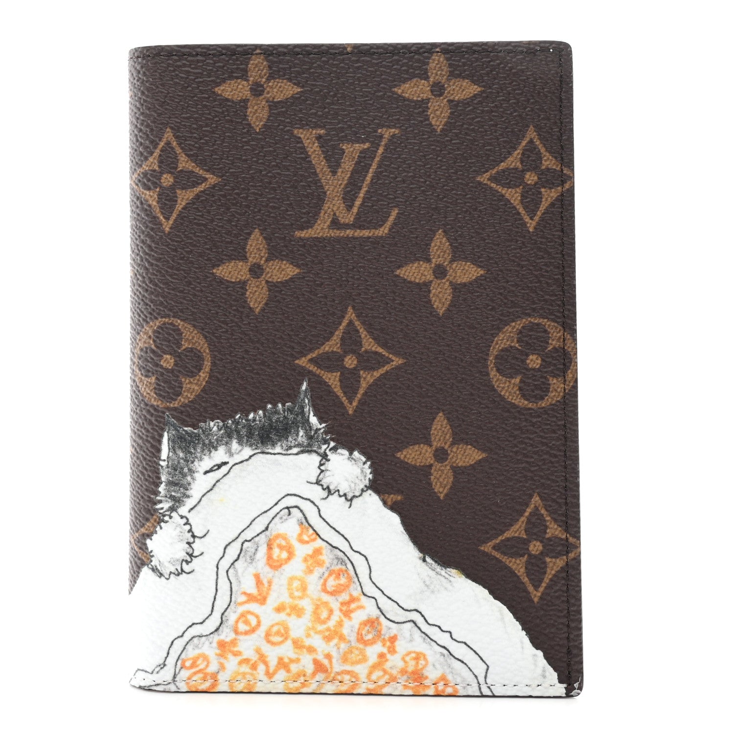 Louis Vuitton Monogram Travels With Grace Coddington Passport Cover 1 of 6