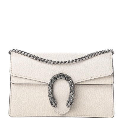 Gucci Dollar Calfskin Crystal Super Mini Dionysus Shoulder Bag Mystic White Black Diamond 1 of 7