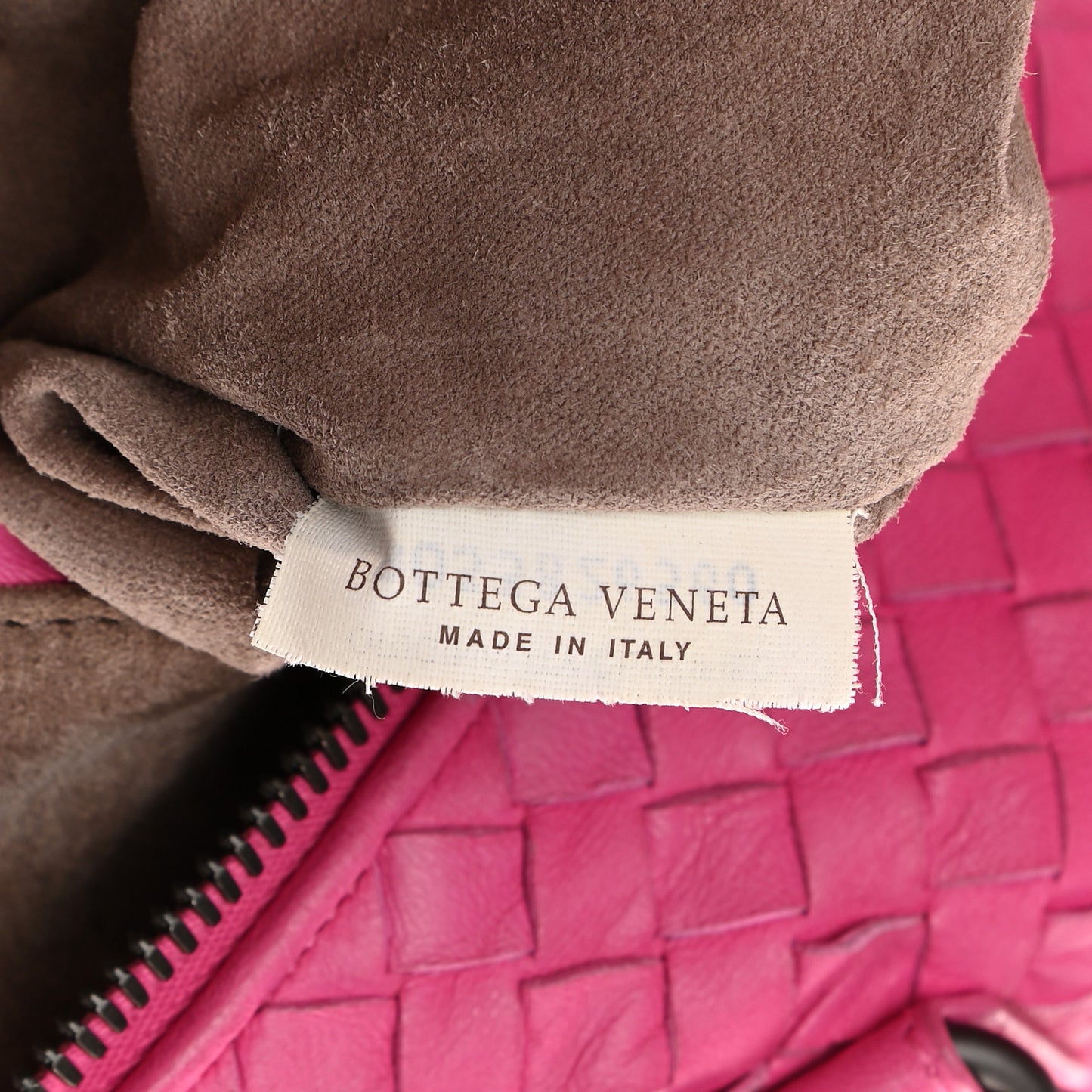 Nappa Intrecciato Maxi Convertible Tote Fuchsia