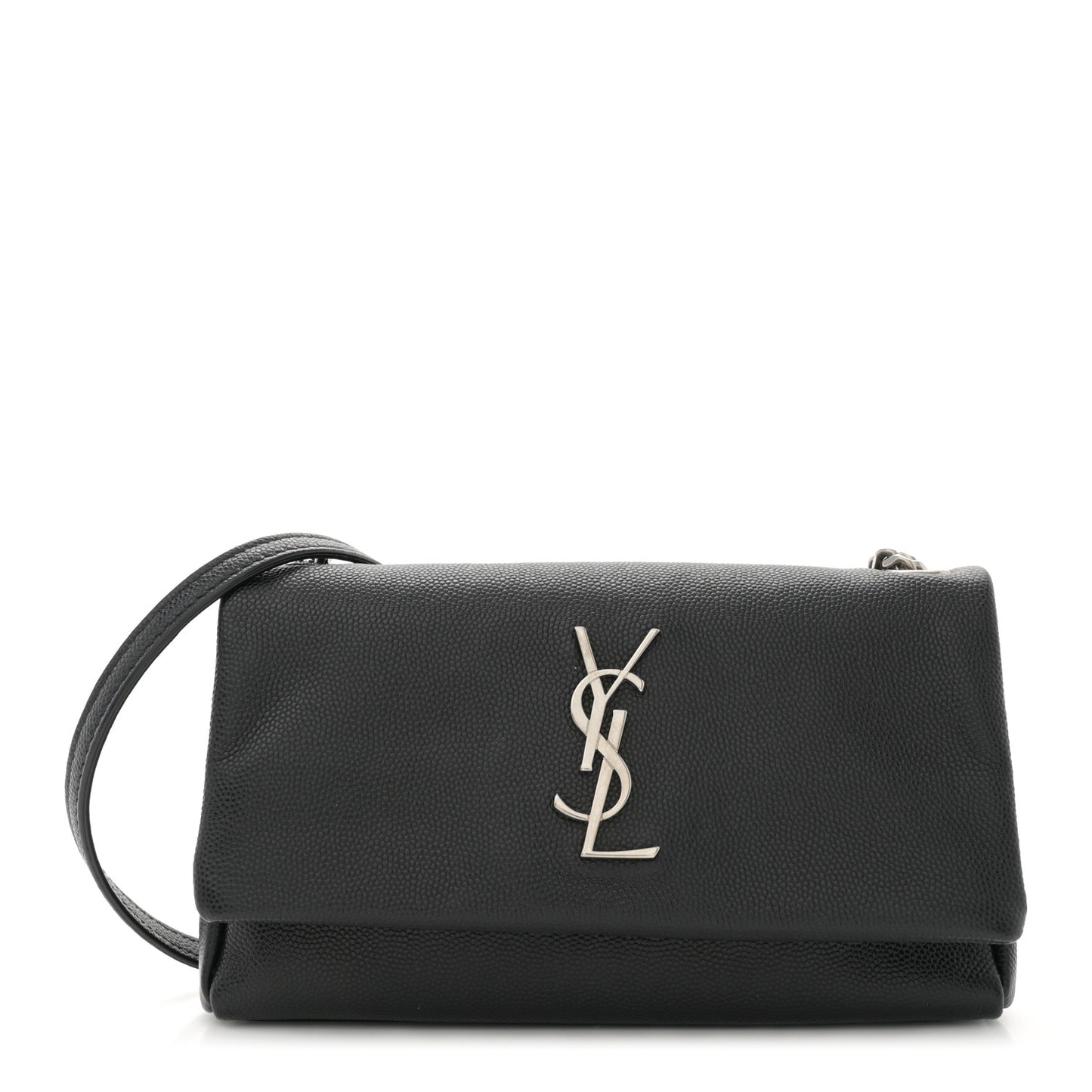 Grain De Poudre Monogram Toy West Hollywood Fold-Over Bag Black