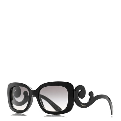 Prada Acetate Baroque Sunglasses SPR 27O Black 1 of 6